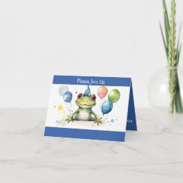 Verjaardag Kikker met ballonnen