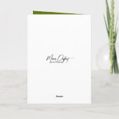 Verjaardag Kikker Met een Daisy Kaart (Achterkant)