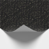 Verjaardag kind Black Gold Glitter Cadeaupapier (Hoek)