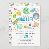 Verjaardag Kind buitenruimte afgebroken Kaart (Voorkant / Achterkant)