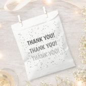 Verjaardag kind Silver Glitter Bedankzakje (Geknipt)