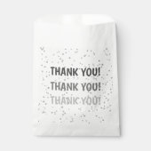 Verjaardag kind Silver Glitter Bedankzakje (Voorkant)