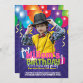 Verjaardag Kinder Feestflyer Kaart (Voorkant / Achterkant)