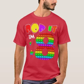 Verjaardag Kinder Het Ik ben 8 jaar oud 8e Verjaar T-shirt