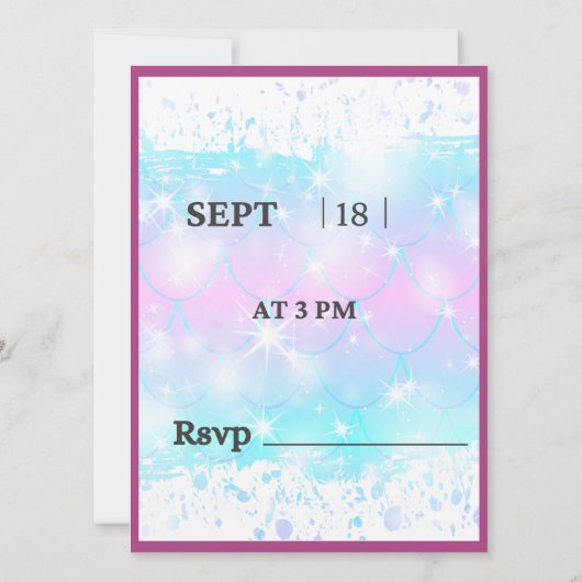 Verjaardag kinder kaart (Achterkant)