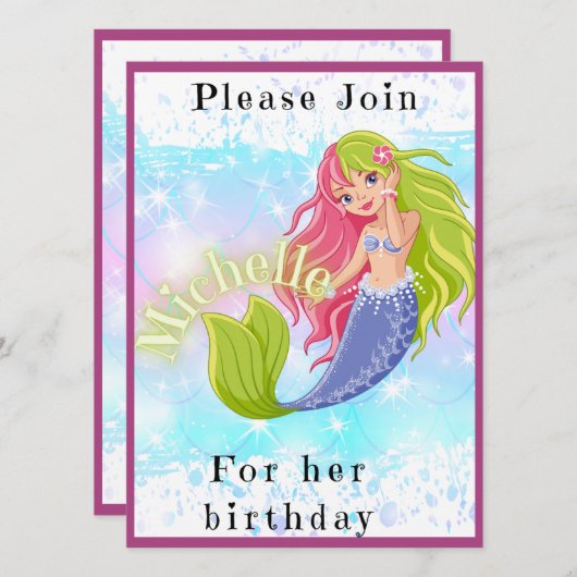 Verjaardag kinder kaart (Voorkant / Achterkant)