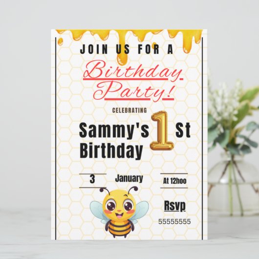 Verjaardag kinder kaart (Staand voorkant)