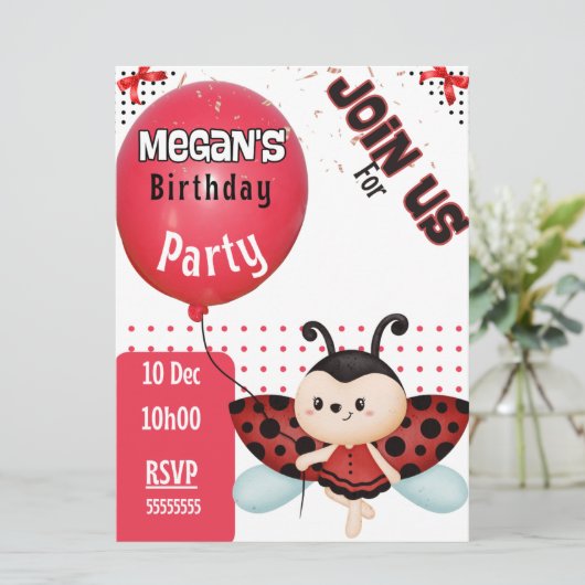 Verjaardag kinder kaart (Staand voorkant)