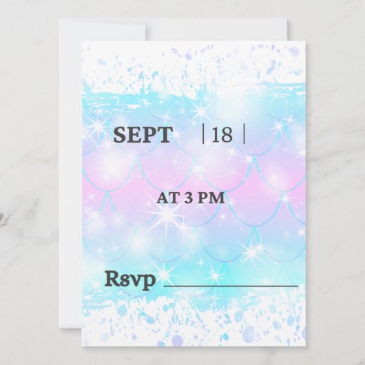 Verjaardag kinder kaart (Achterkant)