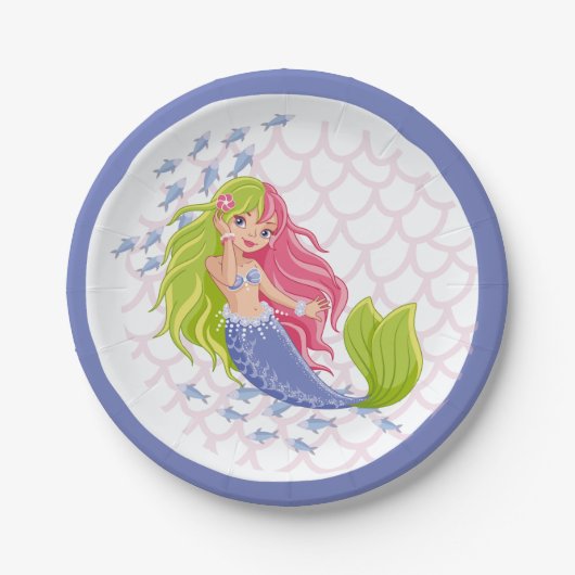 Verjaardag kinder papieren bordje (Voorkant)