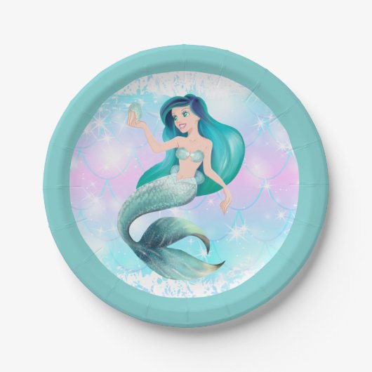 Verjaardag kinder papieren bordje (Voorkant)