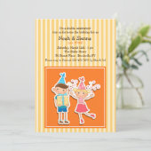 Verjaardag Kinder uitnodiging (Staand voorkant)