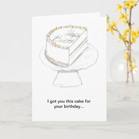 Verjaardag kinderalimentatie kaart (Gele Bloem)