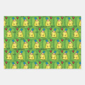 Verjaardag Kinderen Naam toevoegen Red Balloon 3 G Inpakpapier Vel (Voorkant 2)