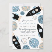 Verjaardag Kinderen van raketschild naar buitenrui Kaart (Voorkant)