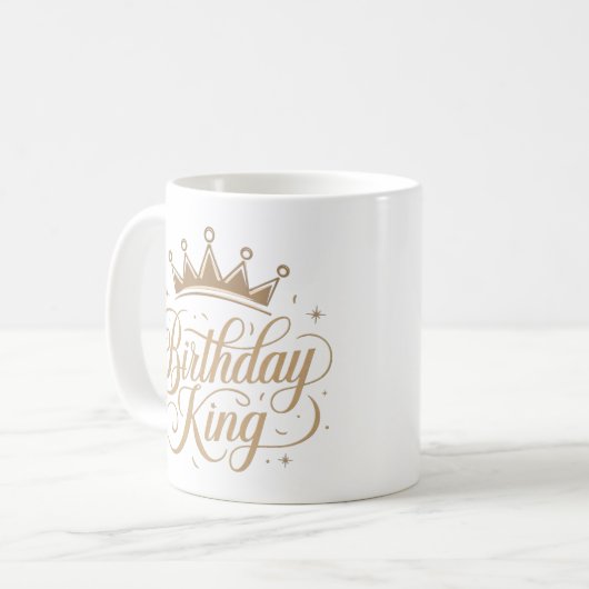 Verjaardag King Cool Trend Gift Mokken (Voorkant links)
