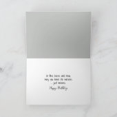 Verjaardag kitten schets op wit kaart (Binnen)