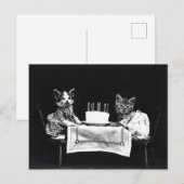 Verjaardag Kittens Briefkaart (Voorkant / Achterkant)