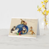  Verjaardag Kittens Verjaardag Wenskaart Kaart (Gele Bloem)