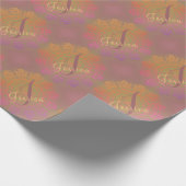 Verjaardag/klantenliefde Herfst Mandala Cadeaupapier (Hoek)