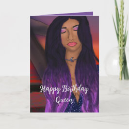 Verjaardag Klein, 4 "x 5,6" Gevouwen Wenskaart Kaart