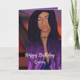 Verjaardag Klein, 4 "x 5,6" Gevouwen Wenskaart Kaart