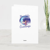 Verjaardag kleindochter met een lieve steigende Po Kaart (Achterkant)