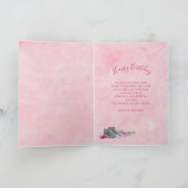 Verjaardag, Kleindochter, Sneakers zwart/Wit Kaart (Binnen)