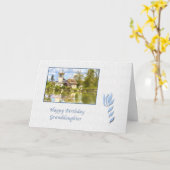 Verjaardag, Kleindochter, Versailles, Frankrijk, Kaart (Gele Bloem)