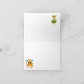 Verjaardag Kleine Monster Bedankkaart (Binnen)