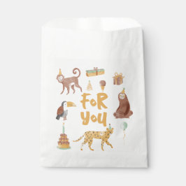 Verjaardag kleine Oerwouden Bedankzakje