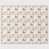 Verjaardag kleine Oerwouden Cadeaupapier (Vlak)