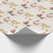 Verjaardag kleine Oerwouden Cadeaupapier (Hoek)