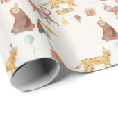 Verjaardag kleine Oerwouden Cadeaupapier (Rol Hoek)