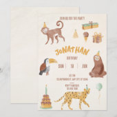 Verjaardag kleine Oerwouden Kaart (Voorkant / Achterkant)