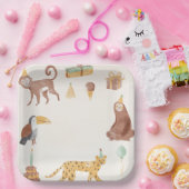 Verjaardag kleine Oerwouden Papieren Bordje (Feest)