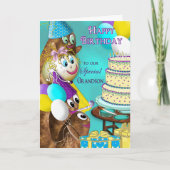 VERJAARDAG - Kleinzoon - AARDAPPELFAMILIE Kaart (Voorkant)