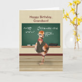 Verjaardag, kleinzoon, Baby Bird,  Kaart (Gele Bloem)