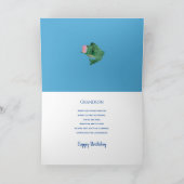 Verjaardag kleinzoon Hij is Catch of a Lifetime Ge Kaart (Binnen)