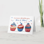 Verjaardag kleinzoon op 4 juli Vrijheid Patriottis Kaart (Voorkant)