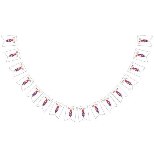 Verjaardag Kleur Remix Slagboom Vlaggenlijn Vlaggetjes (Alle)