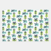 Verjaardag kleurrijk inpakpapier (Voorkant 2)