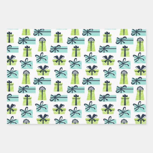 Verjaardag kleurrijk inpakpapier (Voorkant 2)