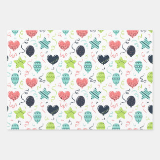 Verjaardag kleurrijk inpakpapier