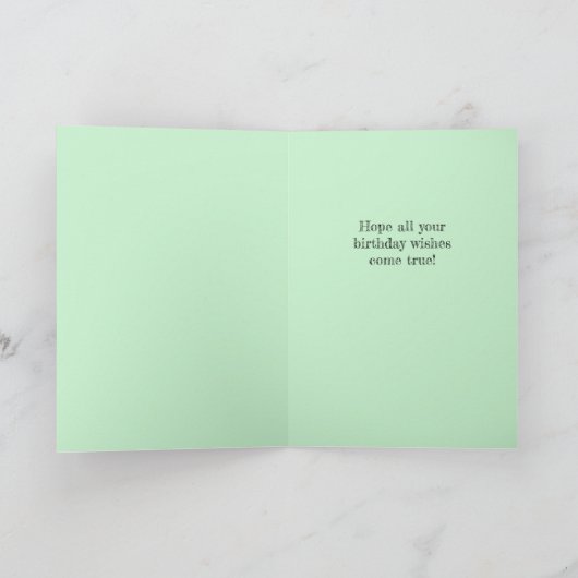 Verjaardag Kleurrijk Mooie Bloemrijke Fun Boho Kaart (Binnen)