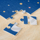 Verjaardag kleurrijke viering legpuzzel (Zijkant)