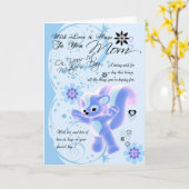 Verjaardag knuffels voor mama, mama Verjaardag Kaa Kaart (Gele Bloem)