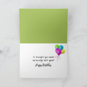 Verjaardag Koe Humor Kaart (Binnen)