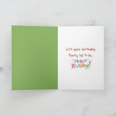 Verjaardag Koe in de wei Kaart (Binnen)