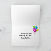 Verjaardag Koe op een hek Kaart (Binnen)